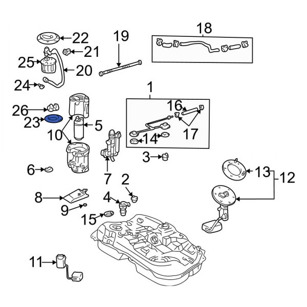 Fuel Pump Tank Seal