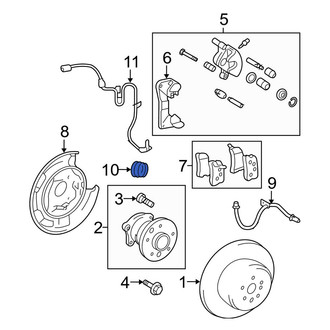 Toyota OE - Front Left ABS Wheel Speed Sensor