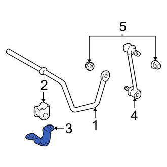 Toyota OE - Rear Suspension Stabilizer Bar Bracket