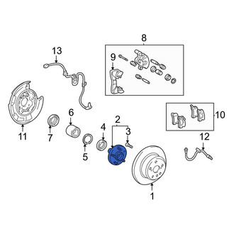 Toyota OE - Front Wheel Hub