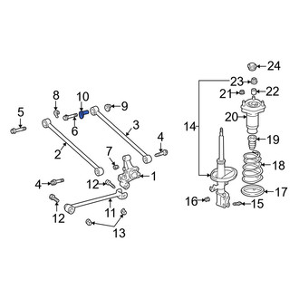 Toyota OE - Lateral Arm Bolt