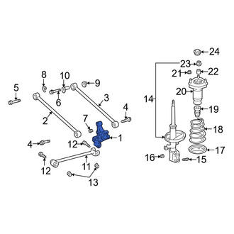 Toyota OE - Rear Right Suspension Knuckle