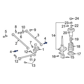 Toyota OE - Rear Lateral Arm Bolt