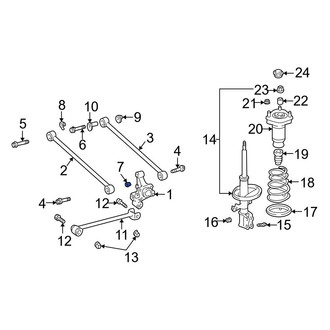 Toyota OE - Outer Steering Tie Rod Nut
