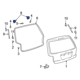 Toyota OE - Rear Liftgate Hinge