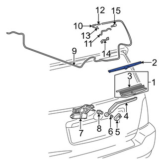 Toyota OE - Front Left Wiper Blade