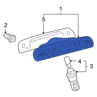 Toyota OE - Rear Center High Mount Stop Light