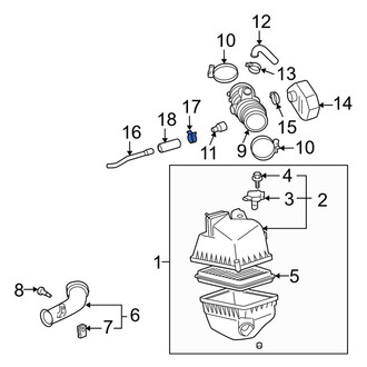 Toyota OE - PCV Valve Hose Clamp