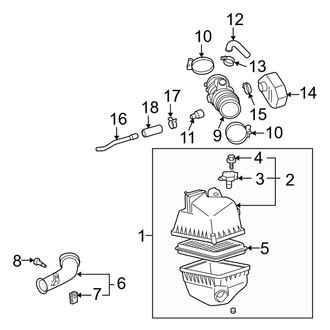 Toyota OE - Engine / Transaxle - Air Intake (3.3L)