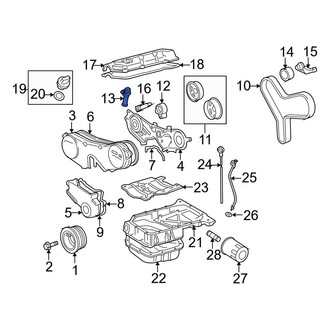 Toyota OE - Engine Timing Belt Tensioner