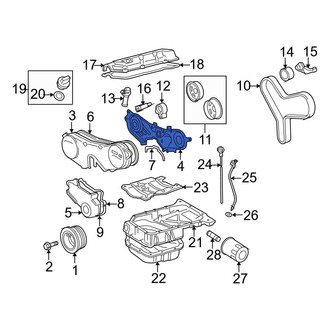 Toyota OE - Lower Engine Timing Cover