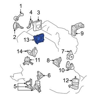 Toyota OE - Engine Mount Bracket