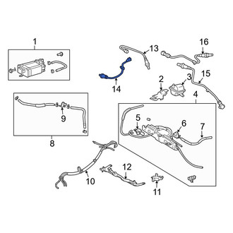 Toyota OE - Front Left Oxygen Sensor