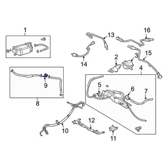 Toyota OE - Exhaust Gas Recirculation (EGR) Vacuum Delay Valve