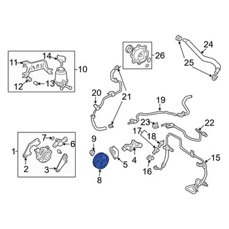 Toyota OE - Power Steering Pump Pulley