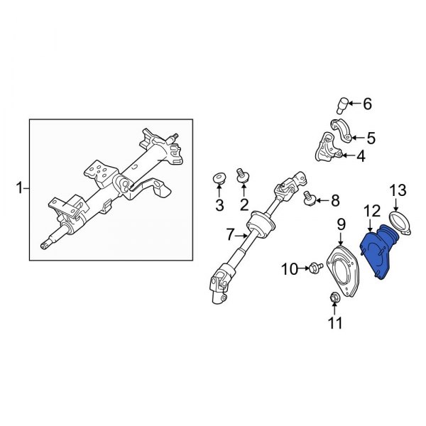 Steering Coupling Boot