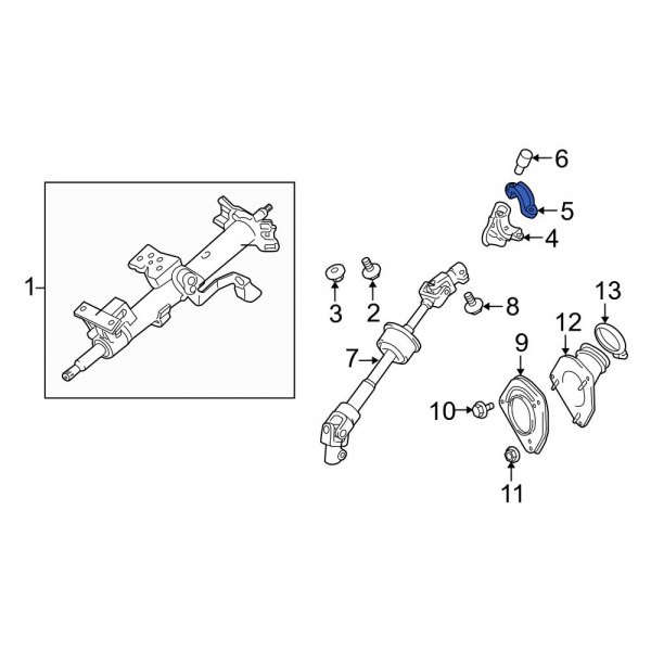 Steering Column Clamp