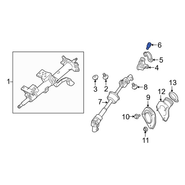 Steering Column Bolt