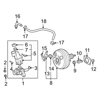 Toyota OE - Cowl - Components on Dash Panel (3.3L)