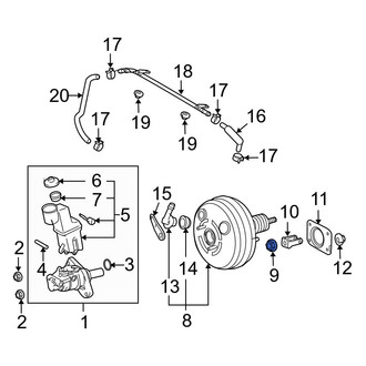 Toyota OE - Wiper Arm Nut