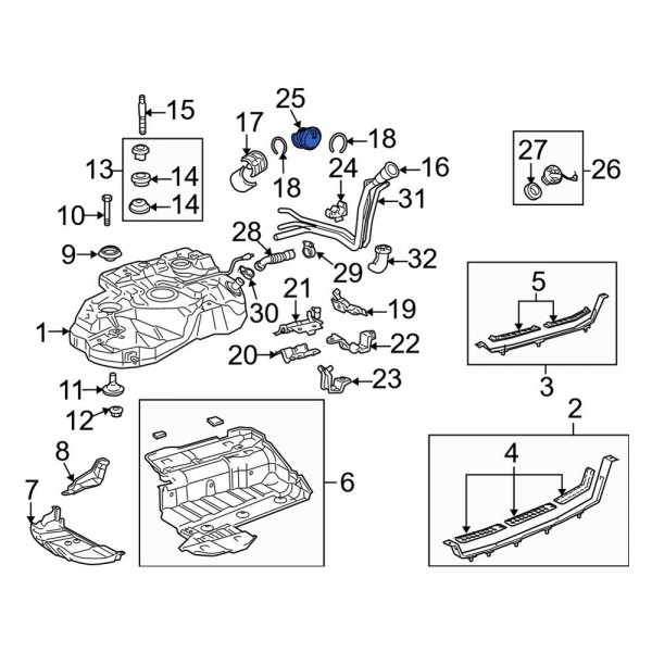 Fuel Filler Housing