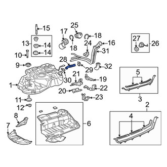 Toyota OE - Fuel Filler Hose