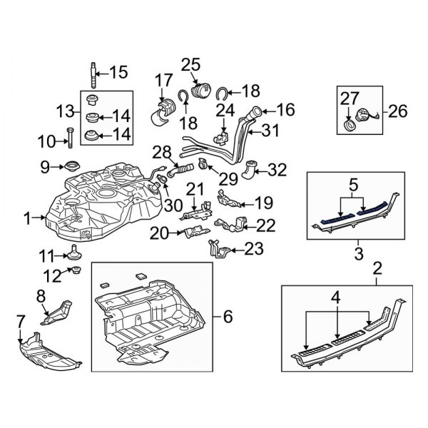 Fuel Tank Strap Grommet