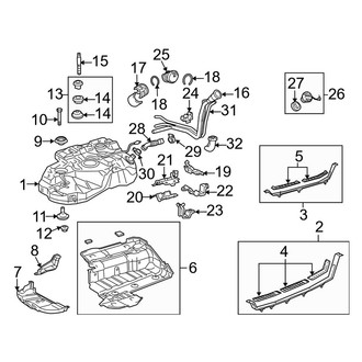 Toyota OE - Fuel System Components (Fuel Tank & Components)