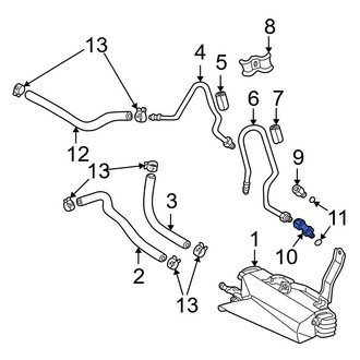 Toyota OE - Automatic Transmission Oil Cooler Line Connector
