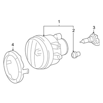 Toyota OE - Front Lamps - Fog Lamps (Hybrid / Hybrid Limited)