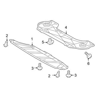 Toyota OE - Radiator Support - Splash Shields (Hybrid / Hybrid Limited)