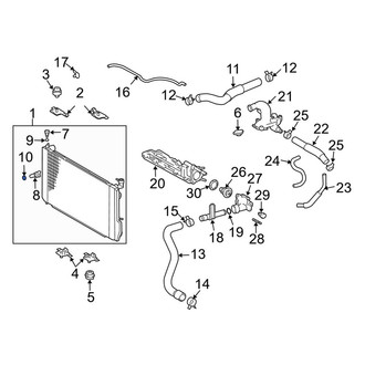Toyota OE - Radiator Drain Plug Gasket