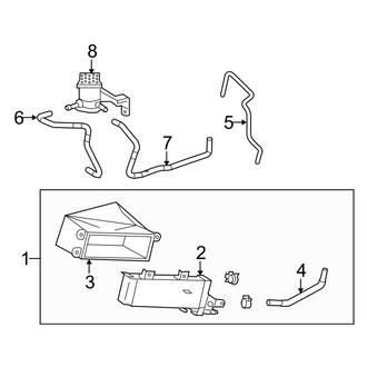 Toyota OE - Cooling - Trans Oil Cooler (Automatic CVT Tr)
