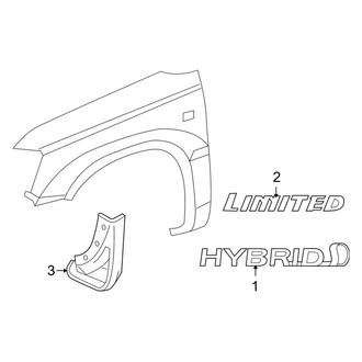 Toyota OE - Fender - Exterior Trim (FULL HYBRID EV-GAS (FHEV))