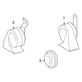 Toyota OE - Electrical - Horn (FULL HYBRID EV-GAS (FHEV))