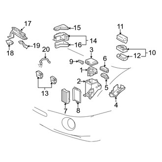Toyota OE - Electrical Components (Underhood), (FULL HYBRID EV-GAS (FHEV))
