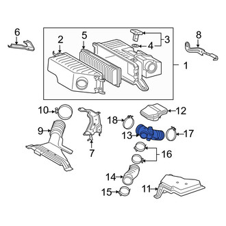 Toyota OE - Engine Air Intake Hose