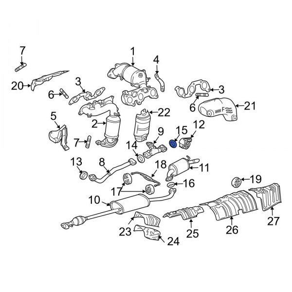 Exhaust Muffler Gasket