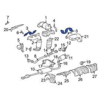 Toyota OE - Exhaust Manifold Gasket