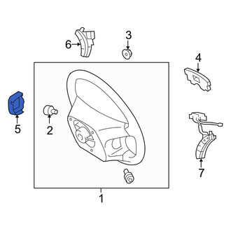 Toyota OE - Right Steering Wheel Back Cover