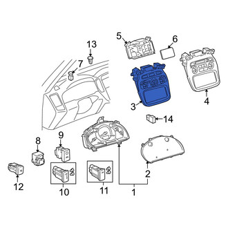 Toyota OE - HVAC Temperature Control Panel