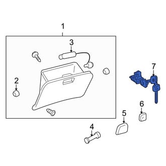 Toyota OE - Glove Box Lock Kit