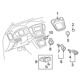 Toyota OE - Console (Shift Panel & Components)