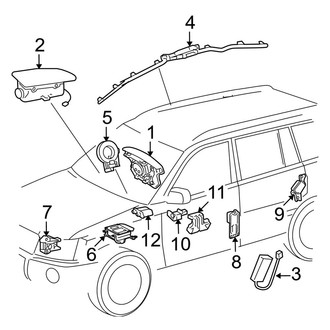 Toyota OE - Restraint Systems - Air Bag Components