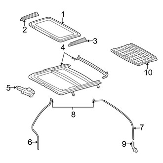 Toyota OE - Roof - Sunroof (With Sunroof), (FULL HYBRID EV-GAS (FHEV))