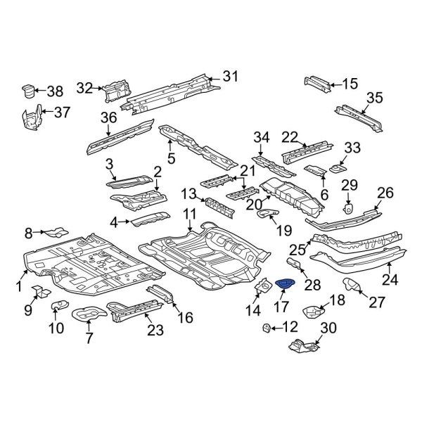 Fuel Tank Strap Bracket