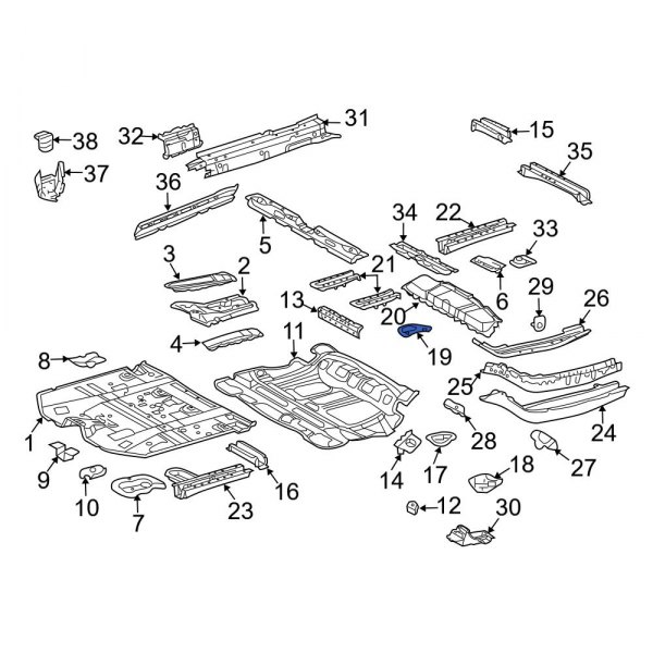 Fuel Tank Strap Bracket