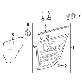 Toyota OE - Rear Door - Interior Trim