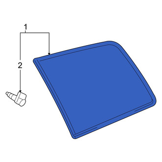 Toyota OE - Rear Left Quarter Glass
