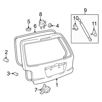 Toyota OE - Lift Gate - Gate & Hardware (Hybrid / Hybrid Limited)